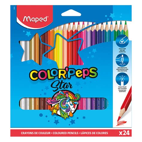 L Pices De Colores Maped Color Peps Star Piezas Delsol