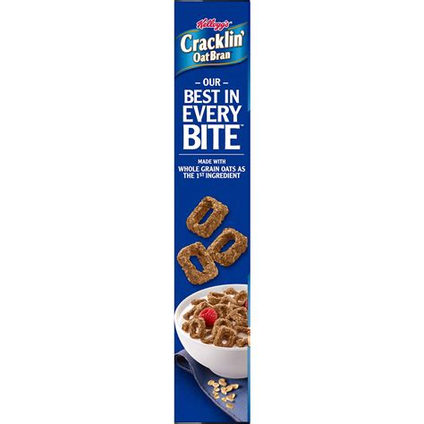 Kelloggs Cracklin Oat Bran Breakfast Cereal High Fiber Cereal Kids
