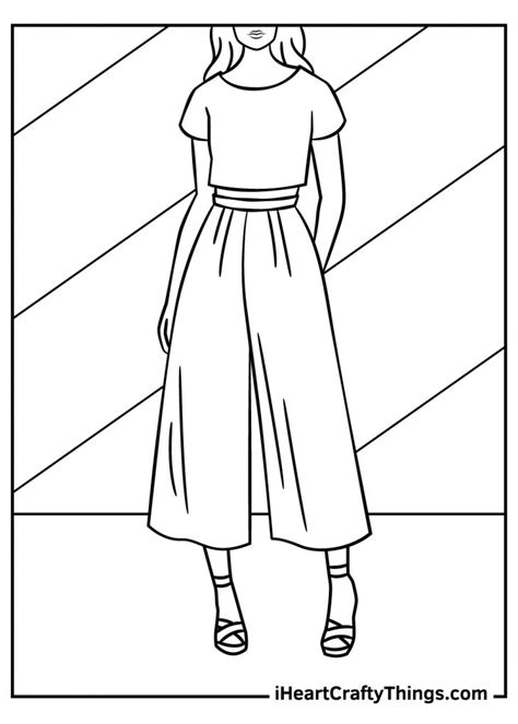 Fashion Coloring Pages 100 Free Printables