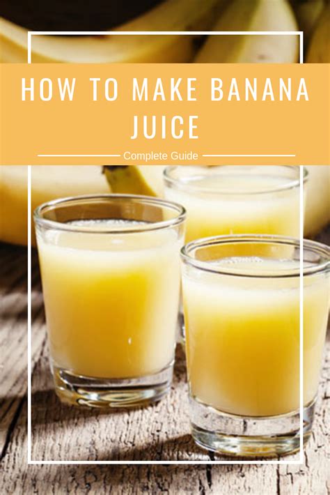 Can You Juice A Banana Not Using A Juicer But Heres How Banana