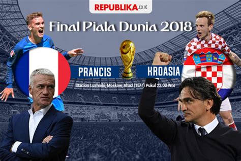 Ini Fakta Angka Jelang Final Piala Dunia 2018 Republika Online