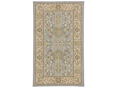 Karastan Rugs Sierra Mar Rectangular Robins Egg Blue Area Rug