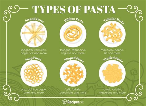 50 Types Of Pasta And Their Best Pairing Sauce Recipes Net
