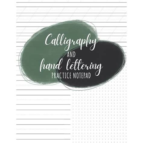 Calligraphy And Hand Lettering Practice Notepad A Lettering Practice