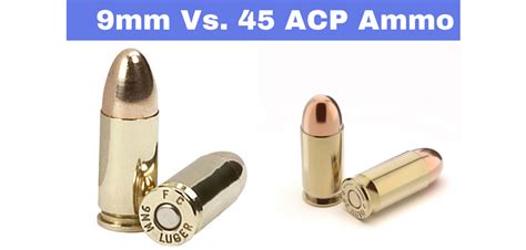 9mm Vs 45 Acp 2024 Know The Difference