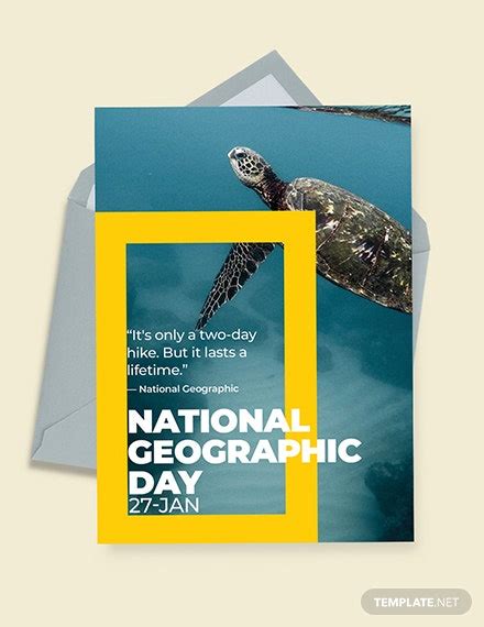 Free National Geographic Day Instagram Post Template Psd