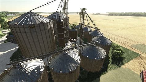 Site de silos à grains GSI avec séchoir v1 0 0 1 FS22 Mod Farming