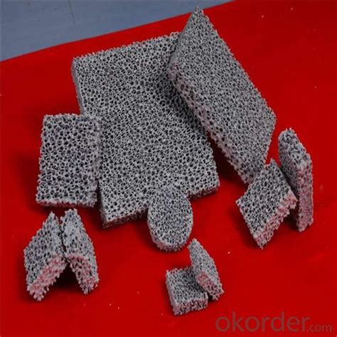 Porous Foam Ceramic Filter Materialalumina Silicon Carbidezirconia