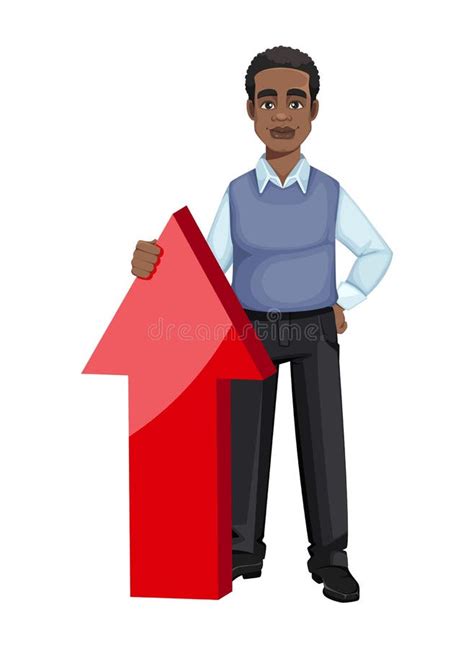 Handsome African American Business Man Stock Vector Illustration Of Person Company 191197412