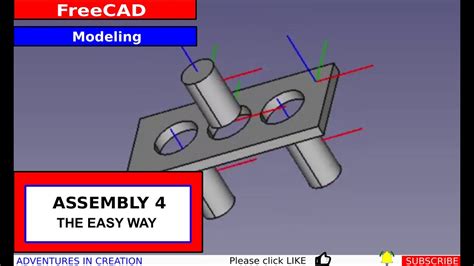 Freecad Assembly4 And Animation The Easy Way Youtube
