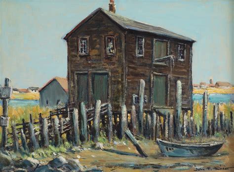 The Old Daniel Webster Fish House, Marshfield, MA by John F. Enser
