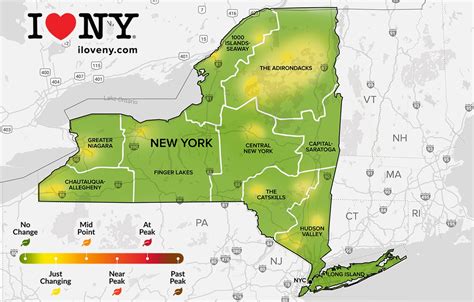 Foliage Map New York State Get Latest Map Update