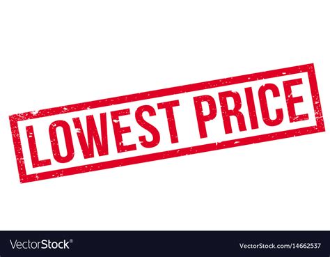 Lowest Price Rubber Stamp Royalty Free Vector Image