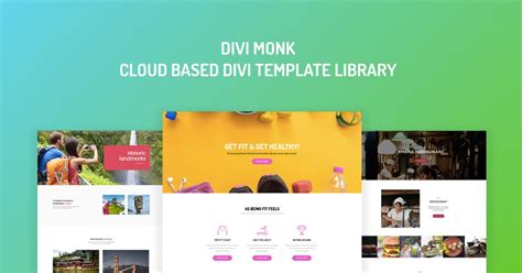 Divi Monk Is A Huge Cloud Based Library For Divi Layouts And Templates