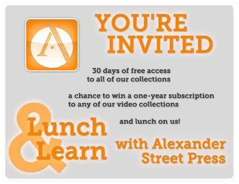Lunch And Learn Invite Template Awesome Lunch And Learn Announcement