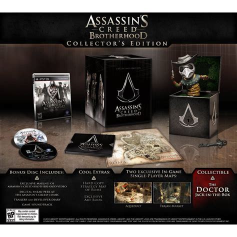Assassins Creed Brotherhood Collectors Edition Ps3 Us Version Amazonde Games Assassins