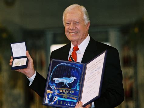 James earl jimmy carter, jr. Trump podría ganar el Nobel de Paz, dice Jimmy Carter