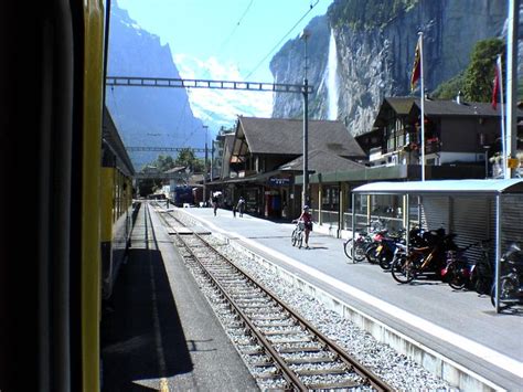 Lauterbrunnen Bahnhof Schweiz 2008