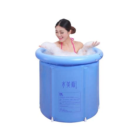 Buy Gnegnis Portable Inflatable Bathtub Pvc Spa Folding Bath Tub Sauna Steam Bathtub Adult Bath