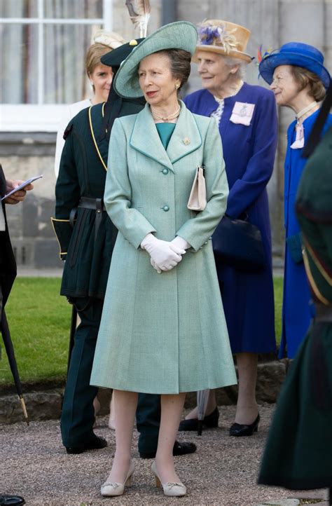 Princess Anne Puts Her Fashion Foot Forward For Stunning Garden Party