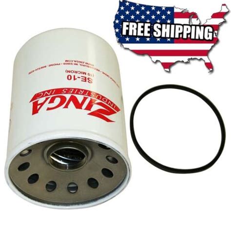 hydraulic oil filter element zinga se 10 micron spin on fits also parker 956898 ebay