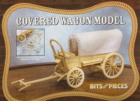 Covered Wagon Wooden Model Kit Wooden Model Kits Covered Wagon Wagon