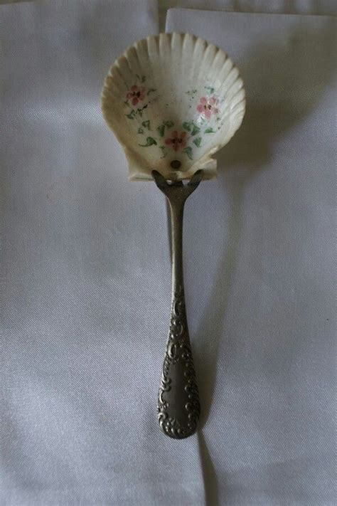 Our budget friendly options make every day even more fun and memorable. Sugar spoon | Antiques, Shell flowers, Shell crafts