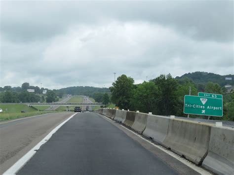 Tennessee Interstate 81 Northbound Cross Country Roads