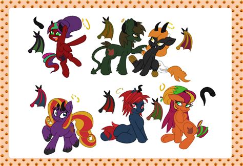 Corrupted Demon Ponies Halloween Sheet Ota Open By Helloheyhai On