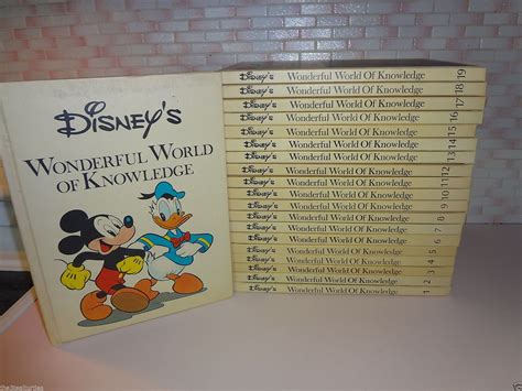 Vtg 1973 Disneys Wonderful World Of Knowledge Encyclopedia Book Set