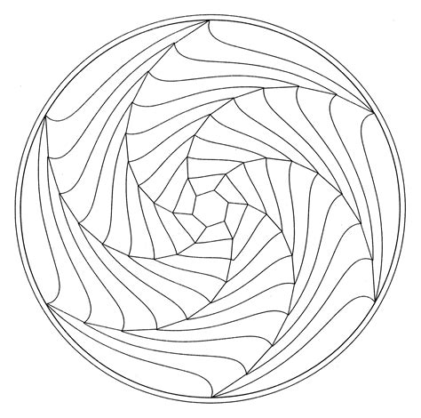 Crayola optical illusions coloring book, 40 coloring pages, gift $6.89. Mandala optical illusion - Mandalas Adult Coloring Pages