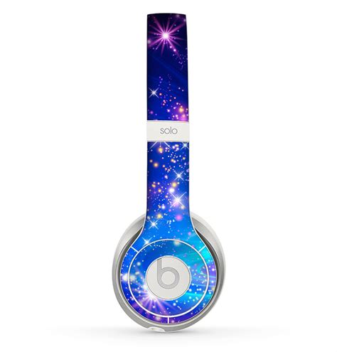 The Glowing Pink And Blue Starry Orbit Skin For The Beats By Dre Solo 2 Designskinz