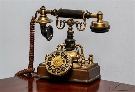 Old Style Classic Telephone Image Free Stock Photo Public Domain