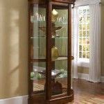 Display & curio cabinets lovely nj kitchen cabinets · remodel pulaski curved glass curio cabinet. 1000+ images about Glass Display Cabinets on Pinterest ...