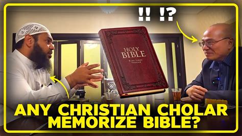 Any Christian Scholar Memorize Bible Uthman Ibn Farooq Official Youtube