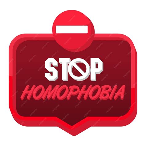 premium vector stop homophobia lgbt concept for poster