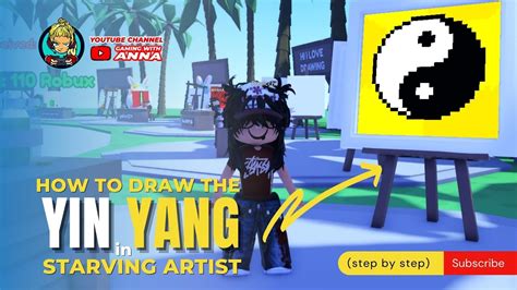 How To Draw The Yin Yang Symbol On Starving Artist Roblox YouTube