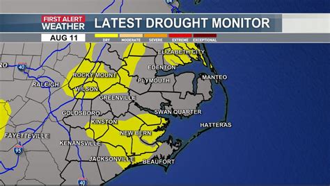Drought Update Dry Conditions Returning To Parts Of Eastern Nc