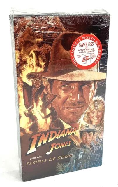 RARE INDIANA JONES And The Temple Of Doom VHS 1984 Harrison Ford Studio