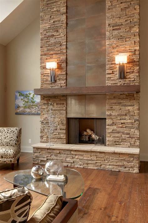 Warm Up Your Home With An Awesome Stone Fireplace