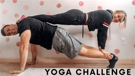 Husband And Wife Attempt Couples Yoga Challenge Youtube