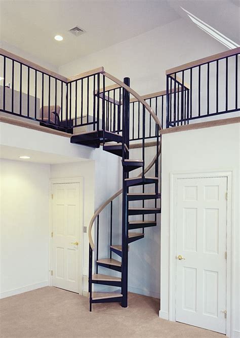 Classic Steel Spiral Staircase Gallery Tiny House Stairs Spiral