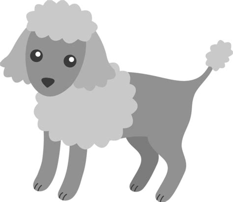 gray poodle | Gray poodle, Poodle, Disney characters