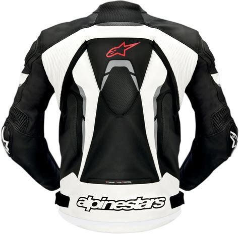 Alpinestars celer leather jacket 2016 model. Alpinestars Celer Leather Motorcycle Jacket - Black / White