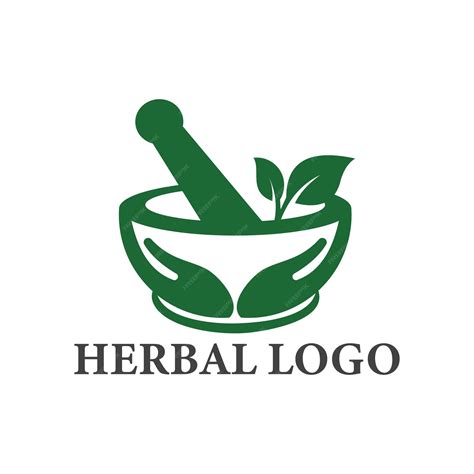 Premium Vector Herbal Logo Design Vector Illustration Template