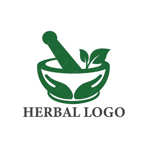 premium vector herbal logo design vector illustration template