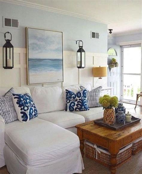 41 Pretty Coastal Living Room Décor Ideas For Your Inspiration