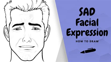 How To Draw A Sad Expressionface Youtube