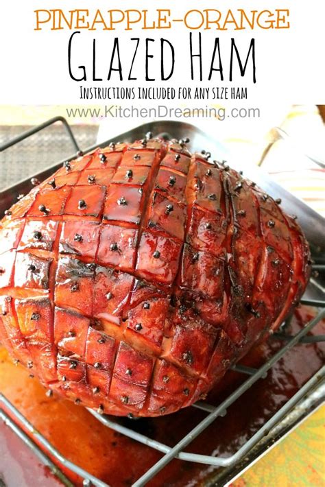 Pineapple Orange Glazed Ham Recipe Orange Glazed Ham Recipes Ham