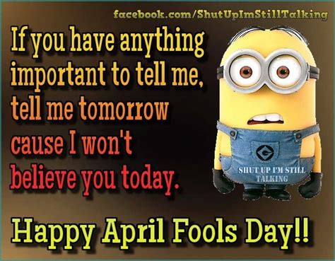 April Fools Day Meme April Fools Texts April Fool Quotes Funny April